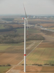 Windkraftanlage im Windpark Hopferstadt Windkraftanlage im Windpark Mainstockheim